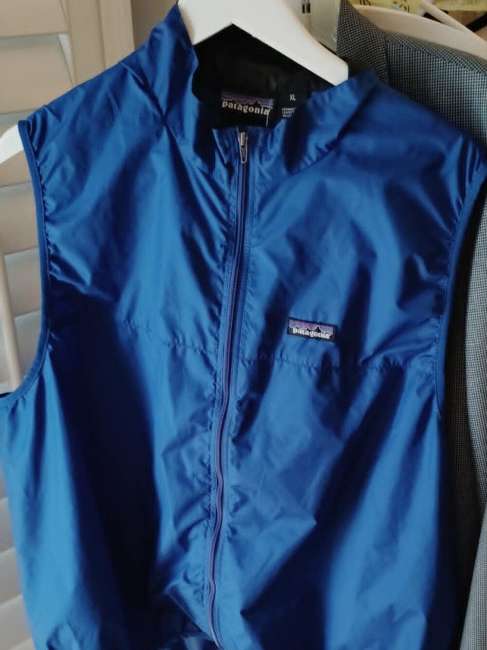 PATAGONIA Velocity Vest Shell Windbreaker Jacket Royal Blue Men’s XL